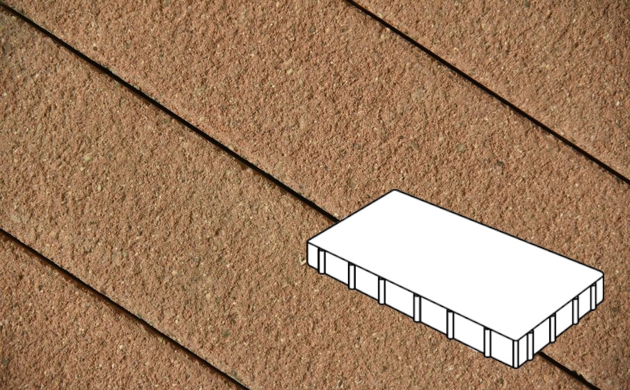 Плитка тротуарная Готика Premium Bronze, Плита Б.6.П.10, №17, 600*300*100 мм