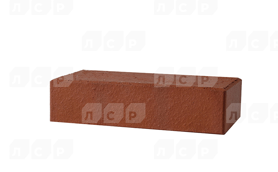 Тротуарная клинкерная брусчатка ЛСР Лондон красный, 200*100*50 мм