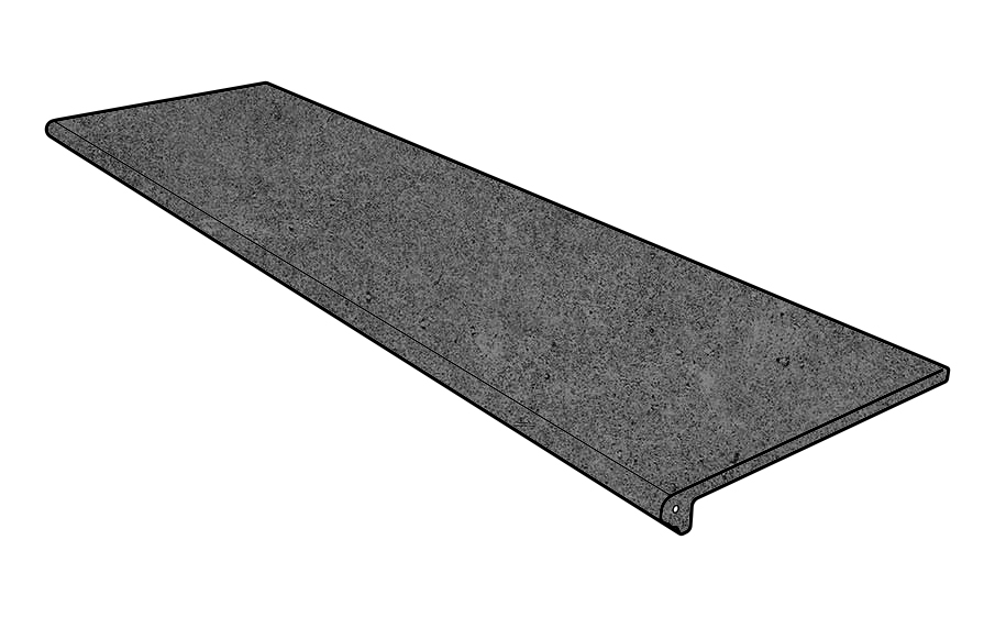 Ступень-флорентинер Gres Aragon Urban Grafito 1497*315*14(35) мм