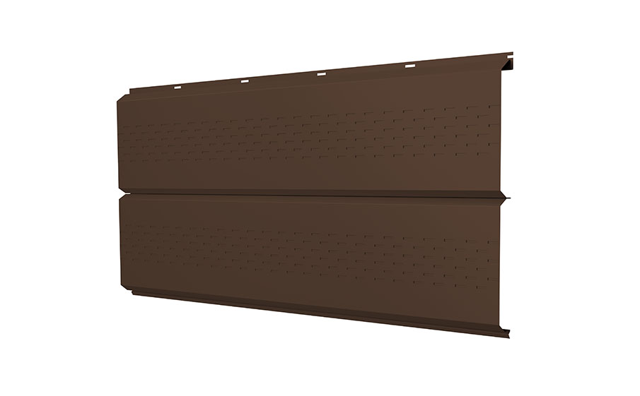 Софит Grand Line ЭкоБрус new c перфорацией 0,5 Satin Matt RAL 8017