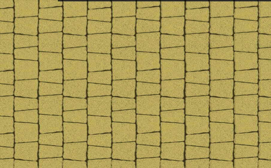 Плитка тротуарная Антик Б.3.А.6 гранит желтый, комплект 5 шт, толщина 60 мм