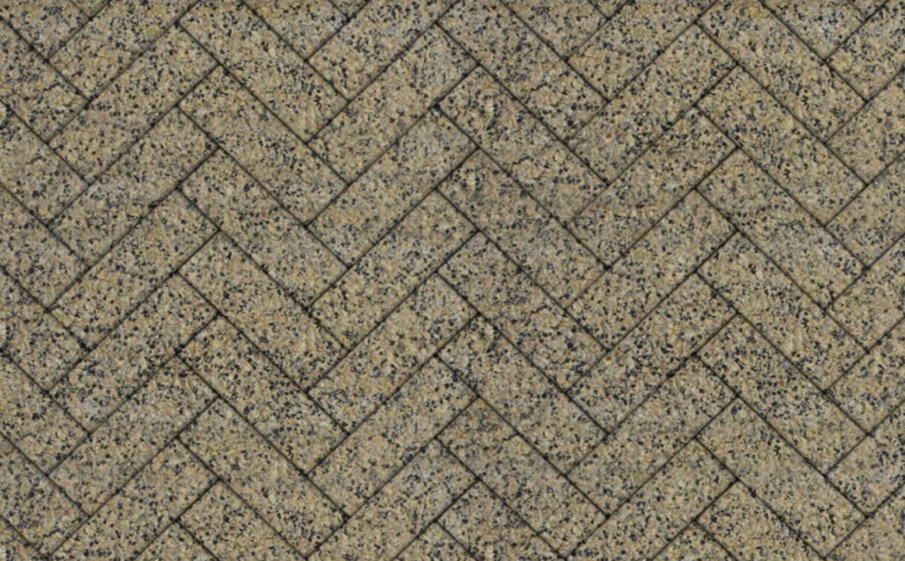 Плитка тротуарная Паркет Б.4.П.6 гранит+ желтый с черным, 180*60*60 мм