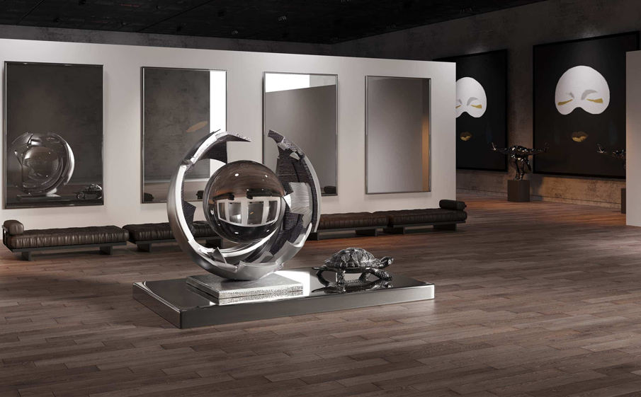 Керамогранит Estima Kraft Wood KW03, 1200*194*10 мм