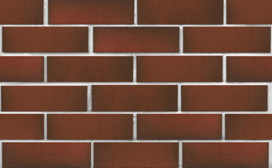 Кирпич клинкерный ЛСР Ричмонд красный флэш винтаж, 250*85*65 мм