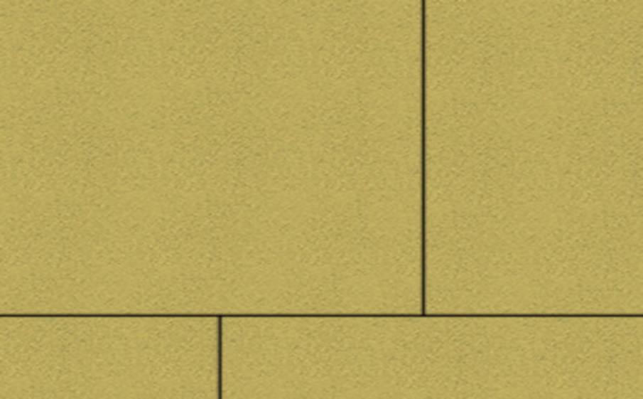 Плитка тротуарная Квадрат Б.7.К.8 стандарт гладкий желтый, 600*600*80 мм