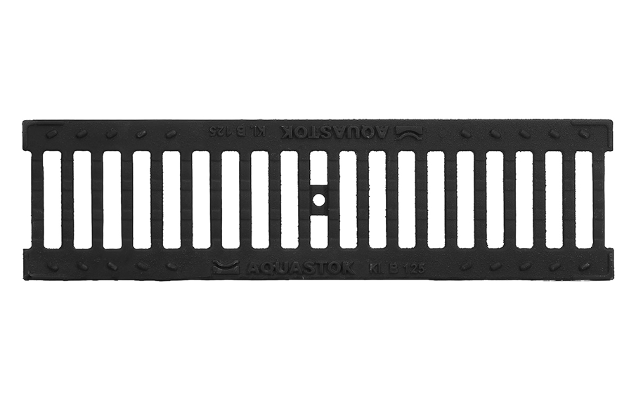 Решетка водоприемная чугунная щелевая AQUASTOK Norma DN100 класс B125