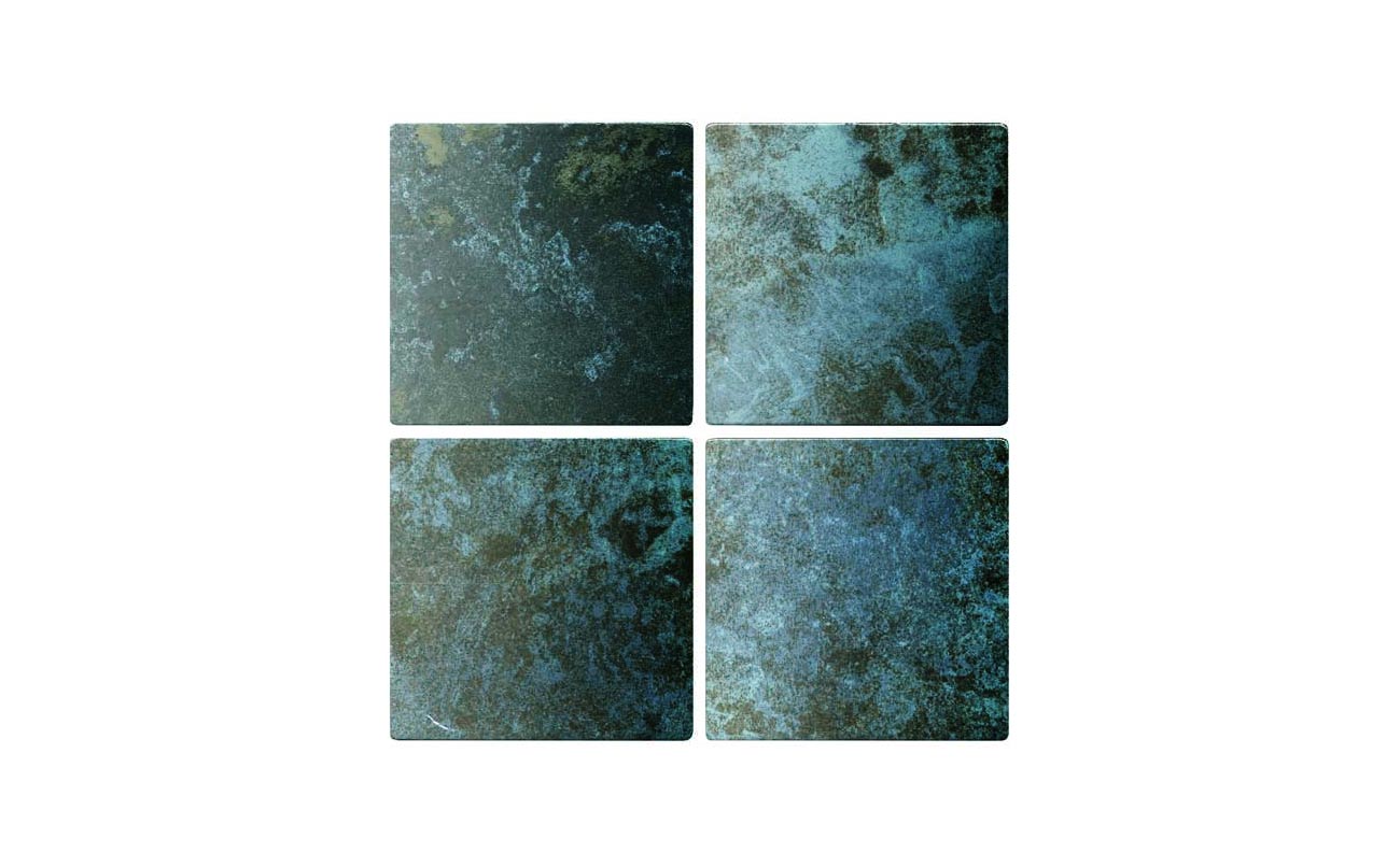 Плитка Gres Aragon Ocean Green River глянцевая, 150*150*8,5 мм