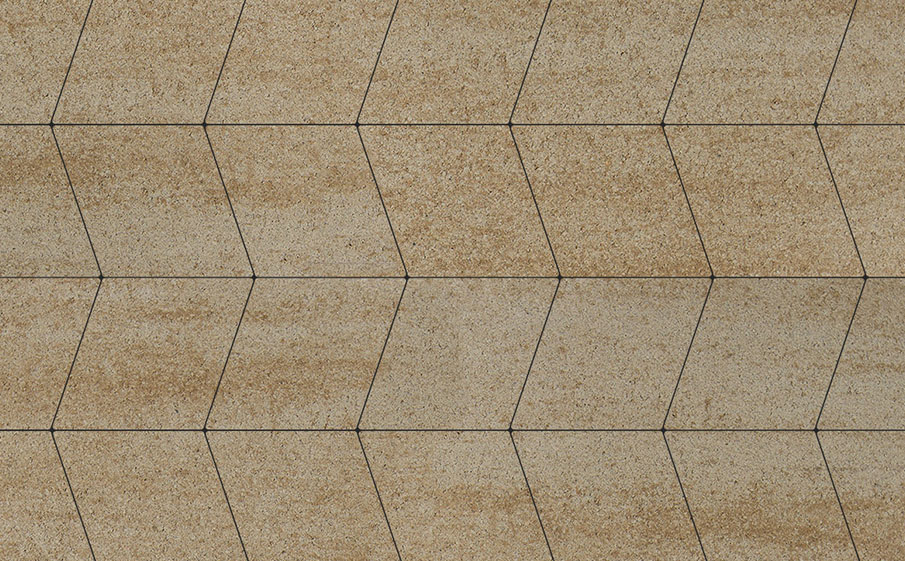 Плитка тротуарная Ромб Б.1.Р.8 искусственный камень степняк, 200*200*80 мм