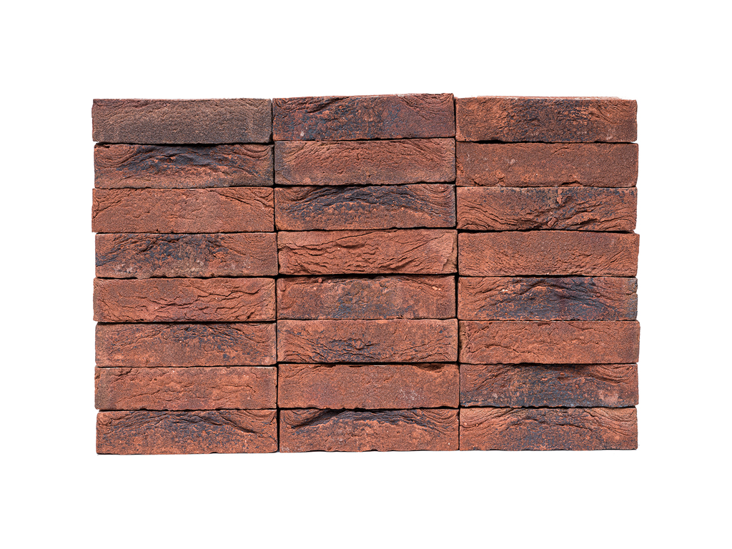 Кирпич облицовочный Engels Handform Limburgs oranje bont, 210*100*50 мм