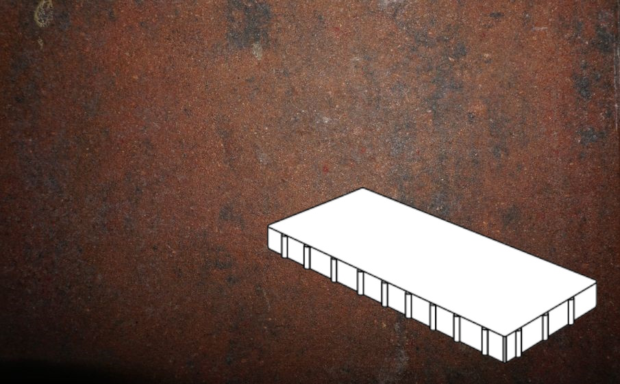 Плитка тротуарная Готика Natur, Плита Б.9.П.10, Гавана, 900*300*100 мм