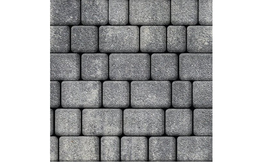 Плитка тротуарная SteinRus Инсбрук Альт А.1.Фсм.4, Native, ColorMix Актау, толщина 40 мм