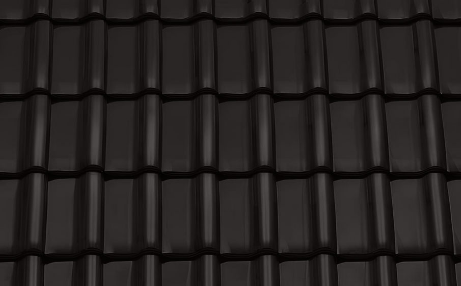 Керамическая черепица рядовая TONDACH Samba 11 (Sensaton 11), Grafen engobe