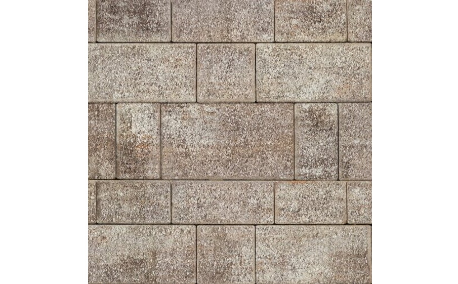 Плитка тротуарная SteinRus Инсбрук Тироль Б.4.Псм.6, Old-age, ColorMix Берилл, толщина 60 мм