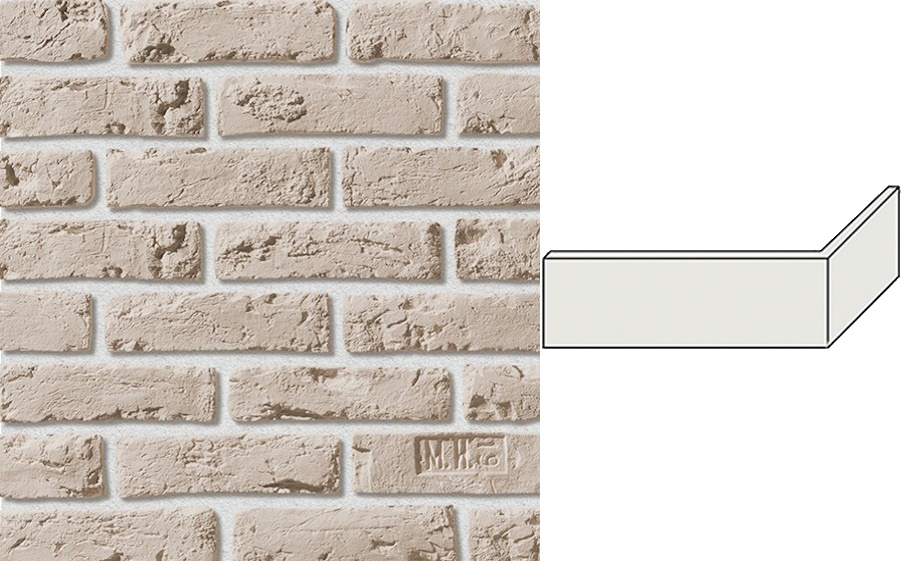 Декоративный кирпич Leonardo Stone угловой элемент Орлеан 240/110*75*18 мм 404