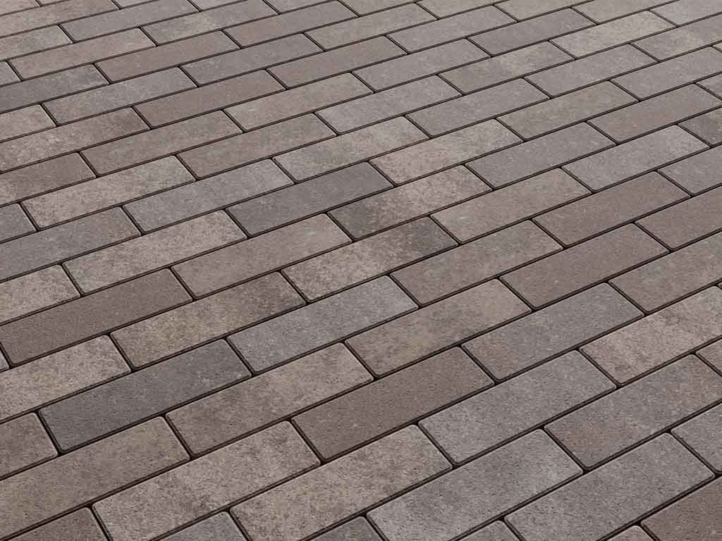 Плитка тротуарная Паркет Б.4.П.6 листопад гладкий хаски, 180*60*60 мм