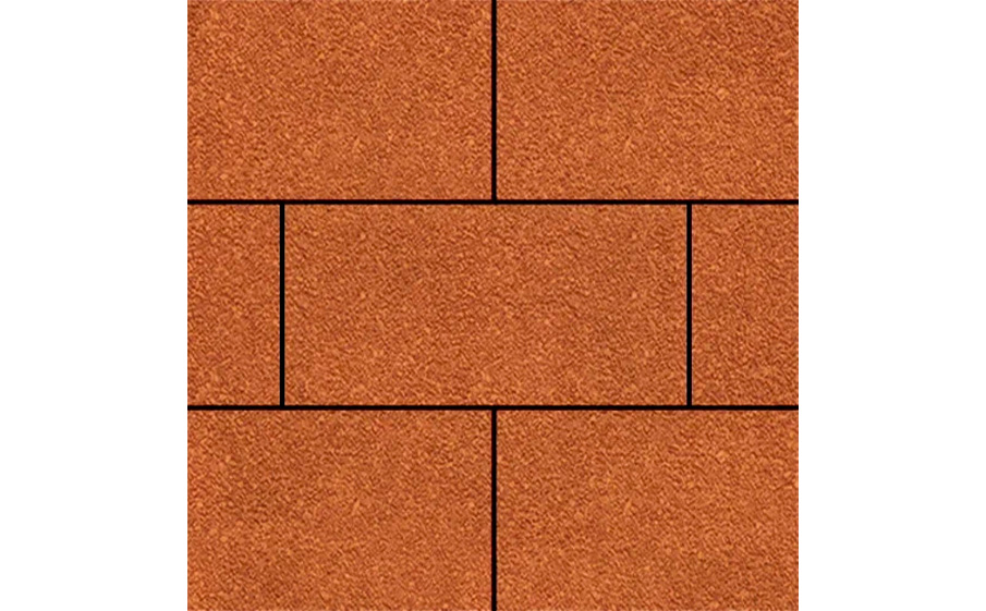 Плитка тротуарная SteinRus Парк Плейс Б.3.П.8, Native, оранжевый, 600*300*80 мм