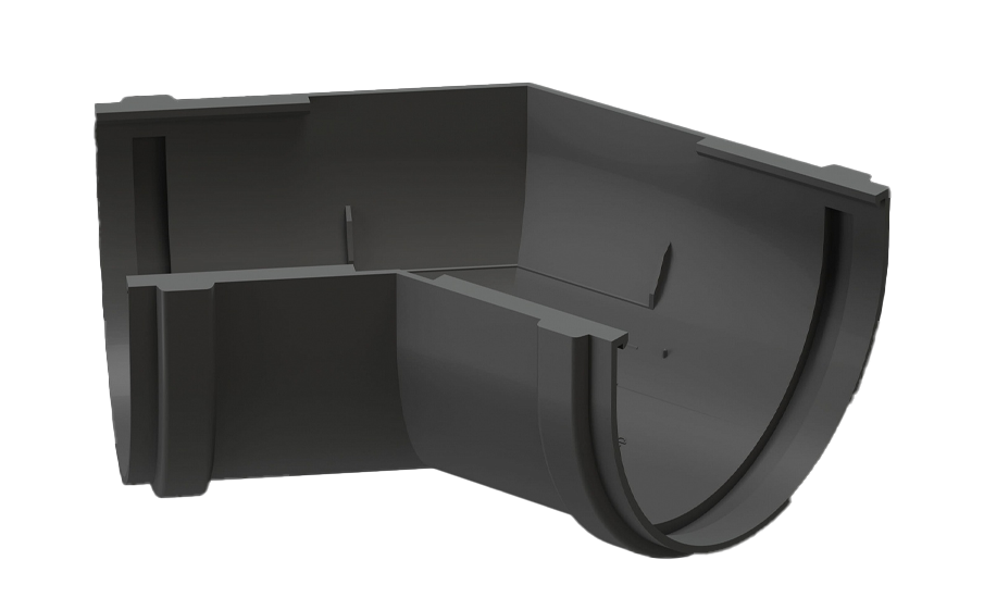 Угловой элемент Docke PREMIUM 135 градусов, графит