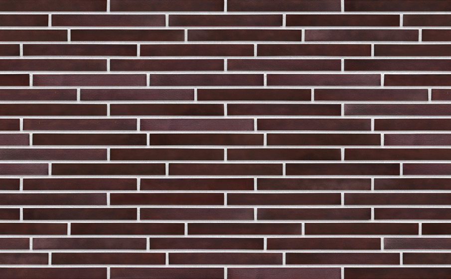 Клинкерная плитка под кирпич King Klinker KING SIZE 17 King crimson гладкая LF, 490*52*14 мм