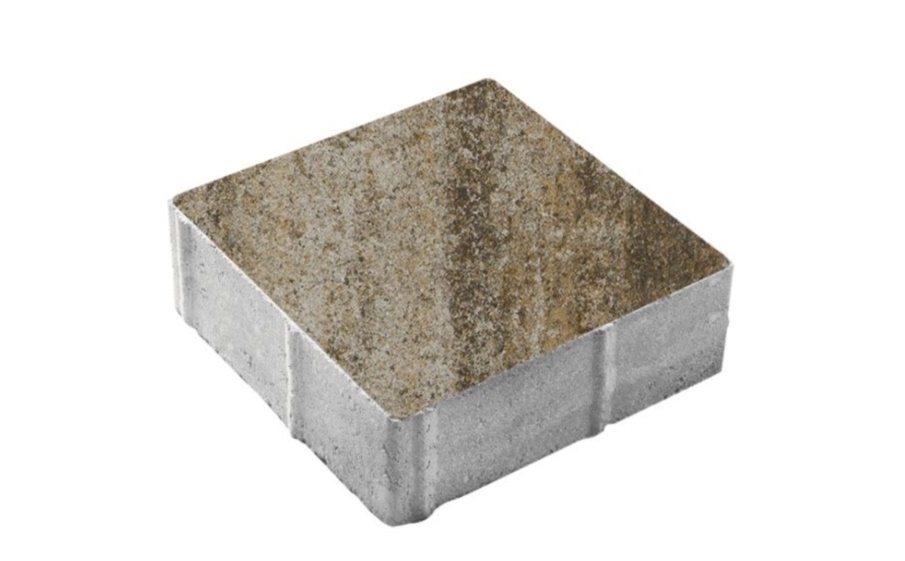 Плитка тротуарная Квадрат Б.6.К.8 искусственный камень доломит, 400*400*80 мм
