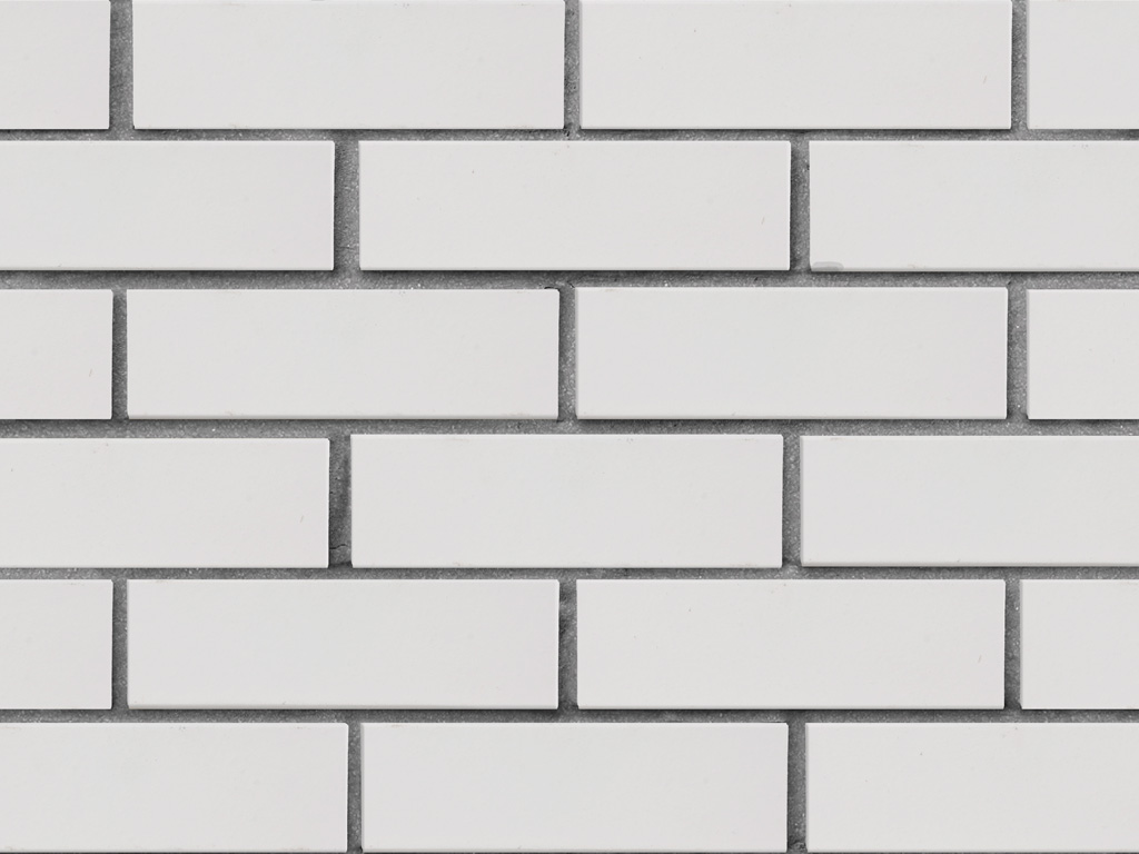 Кирпич клинкерный ЛСР Вернамо белый ангоб гладкий, 250*85*65 мм