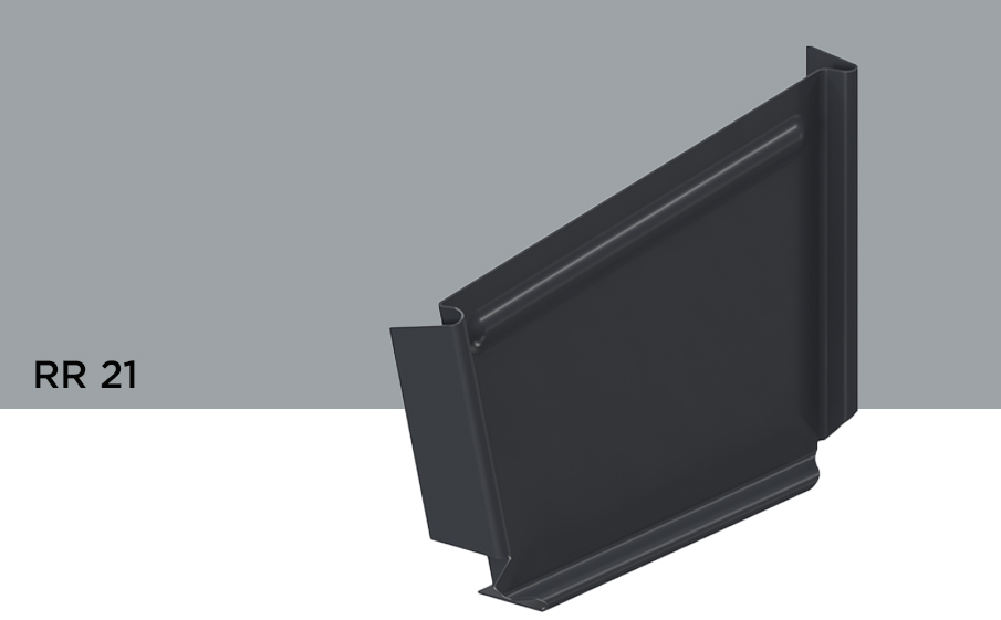 Заглушка желоба правая Orima RR 21 для системы D 110/85*85 мм