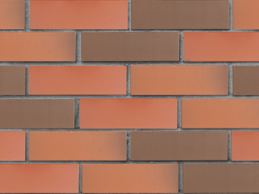 Кирпич клинкерный ЛСР Ноттингем красный флэшинг гладкий, 250*85*65 мм