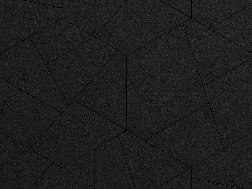 Плитка тротуарная Оригами Б.4.Фсм.8 стоунмикс черный, комплект 6 шт, толщина 80 мм