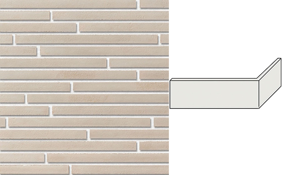 Декоративный кирпич Leonardo Stone угловой элемент Ванкувер 340/100*40*15 мм 404