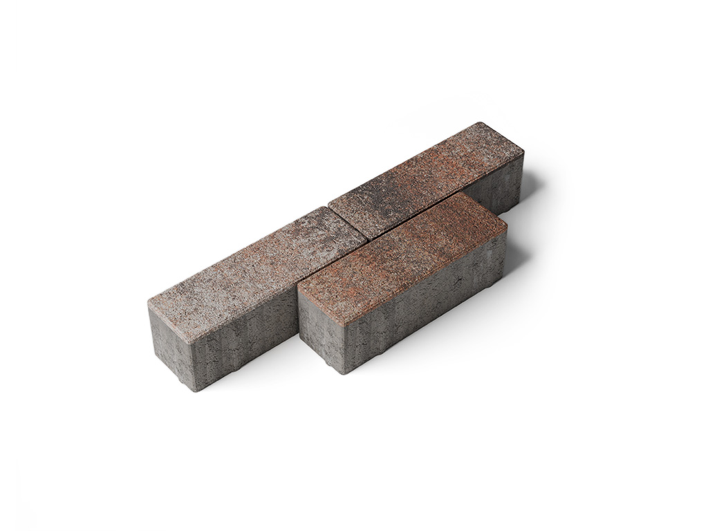 Плитка тротуарная Паркет Б.4.П.6 листопад гладкий клен, 180*60*60 мм 