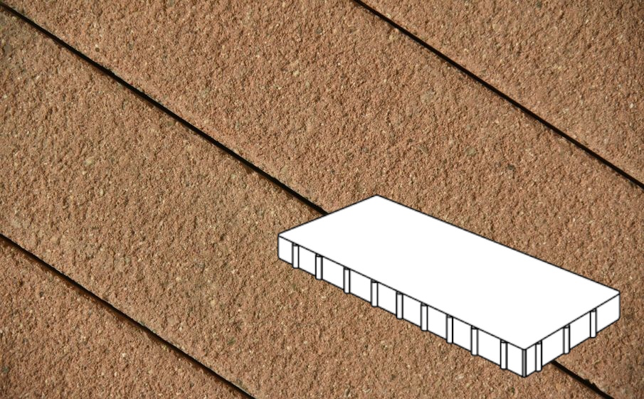 Плитка тротуарная Готика Premium Bronze, Плита Б.8.П.10, №17, 800*400*100 мм