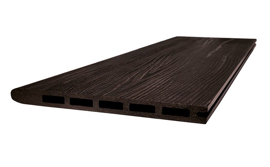 Стартовая доска-ступень Grand Line ДПК 160*22 мм 3D Венге, 4 м