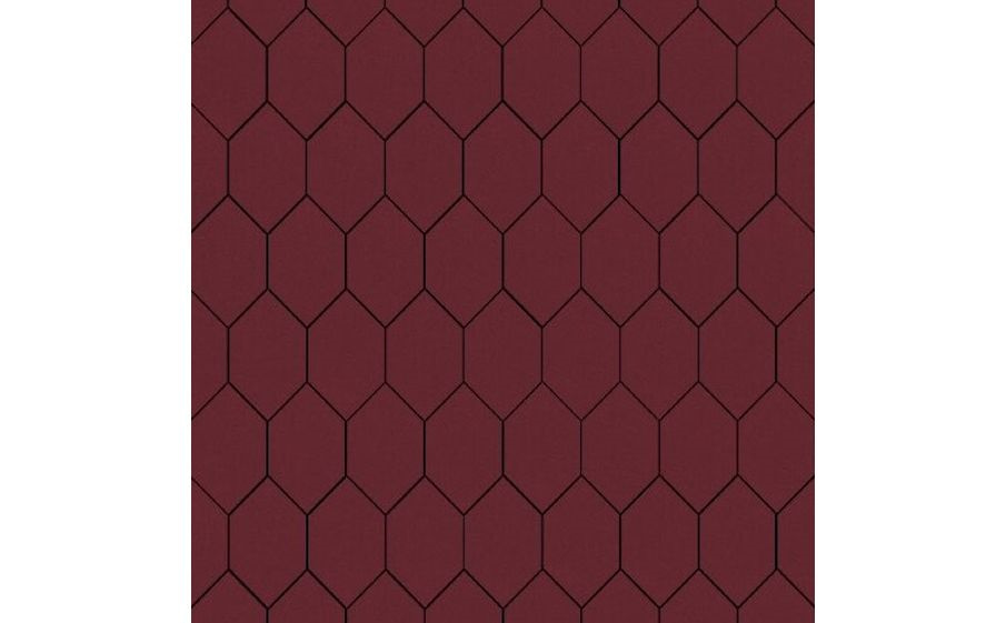 Плитка тротуарная SteinRus Призма В.34.Ф.8 гладкая, винный, 190*115*80 мм