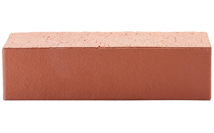 Кирпич облицовочный полнотелый ЛСР, красный, гладкий, 250*120*65 мм