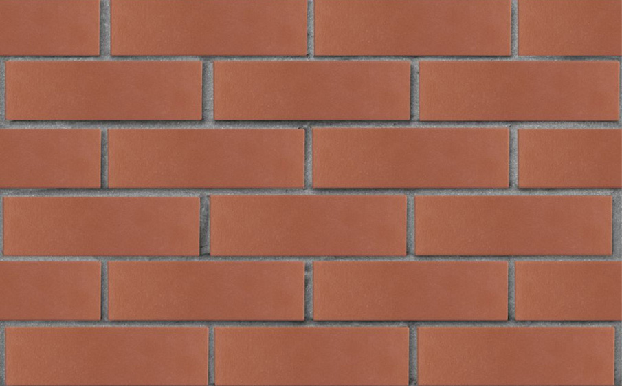 Кирпич облицовочный ЛСР, темно-красный, гладкий, утолщенные стенки, 250*120*65 мм