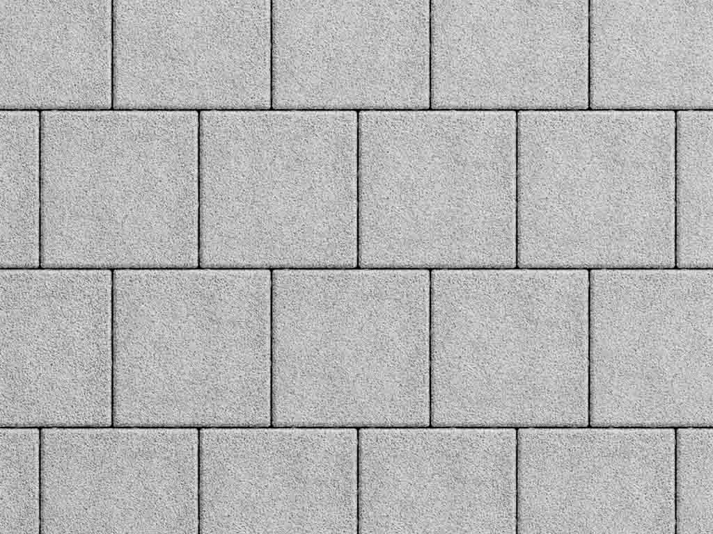 Плитка тротуарная Квадрат А.2.К.4, стоунмикс белый, 200*200*40 мм