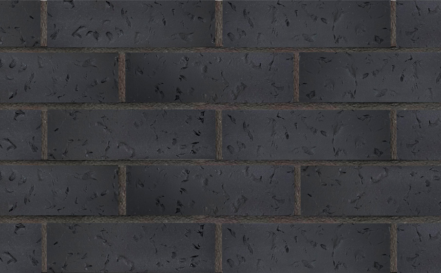 Клинкерная плитка под кирпич Terramatic Moon Black AB, 240*71*14 мм