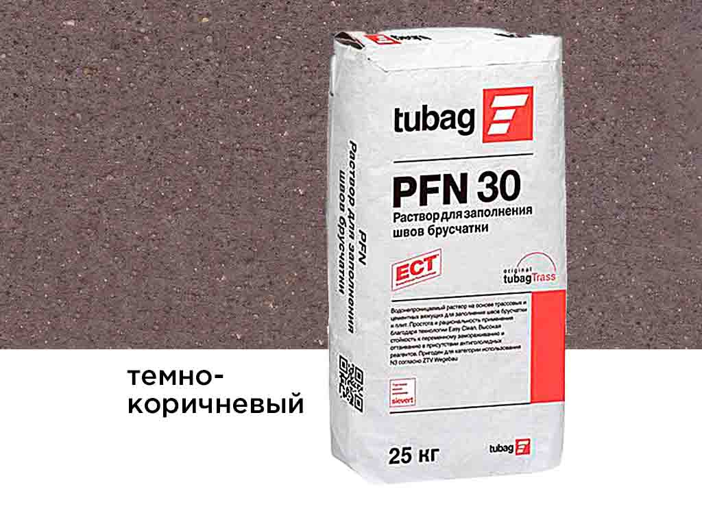 Раствор для заполнения швов брусчатки tubag PFN30 темно-коричневый, 25 кг