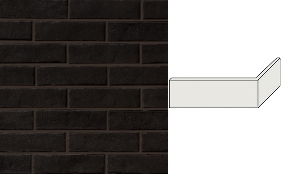 Декоративный кирпич Leonardo Stone угловой элемент Денвер 220/100*72*12 мм 708