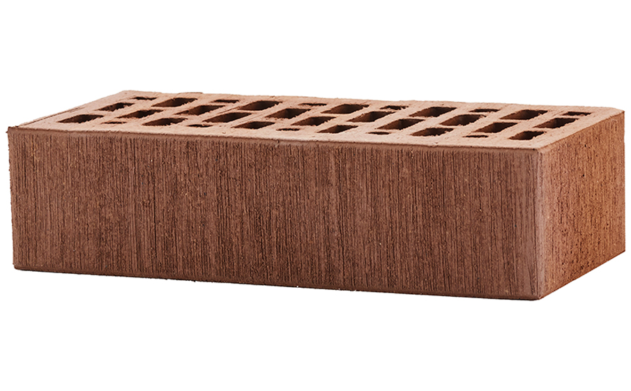 Кирпич облицовочный ЛСР коричневый тростник M175 250*120*65 мм