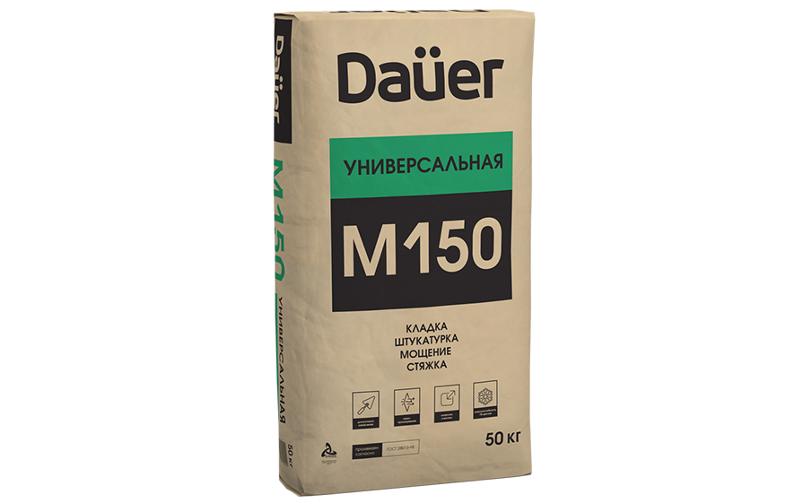 Сухая смесь Dauer универсальная М-150, 50 кг