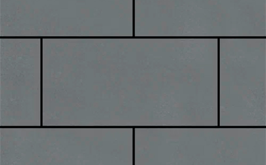 Плитка тротуарная SteinRus Парк Плейс Б.3.П.8, гладкая, серый, 600*300*80 мм