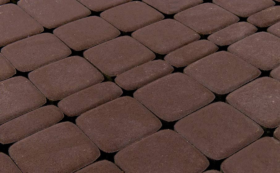 Плитка тротуарная BRAER Классико коричневый