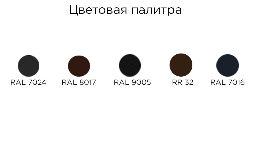 Модульная металлочерепица Aquasystem Гетеборг XXL PE Rooftop Matt, 1205*465 мм