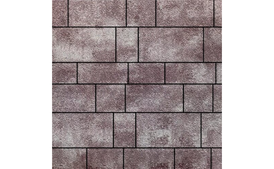 Плитка тротуарная SteinRus Инсбрук Тироль Б.4.Псм.6 Native, ColorMix Мокко, толщина 60 мм