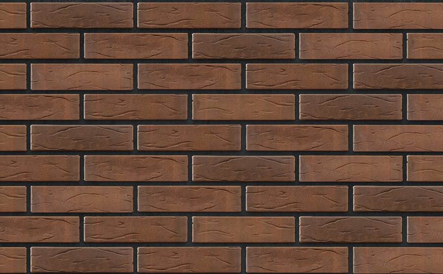 Кирпич облицовочный Славянский КЗ Мокко-Bunt-руст-УС, 250*120*65 мм