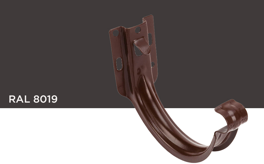 Металлический кронштейн Galeco короткий для системы STAL D 120/90 мм, RAL 8019