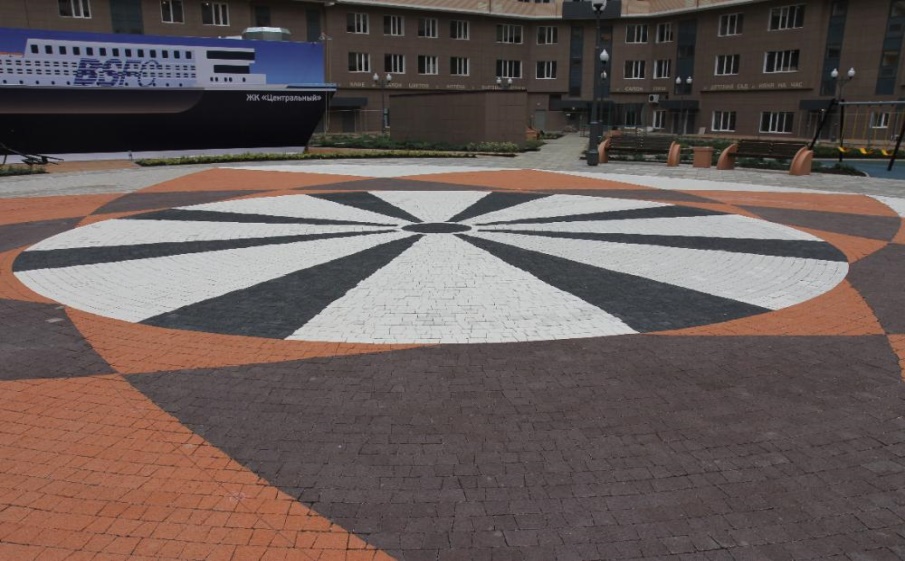 Плитка тротуарная Антик Б.3.А.6 стандарт гладкий черный, комплект 5 шт, толщина 60 мм