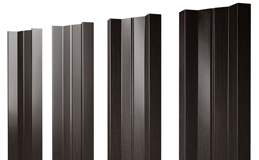 Штакетник М-образный А 0,45 Print Elite Coffee Wood TwinColor