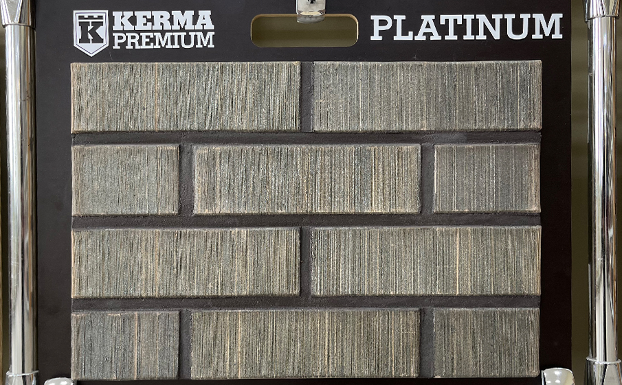 Кирпич облицовочный ТМ Kerma Premium Платина 250*85*65 мм