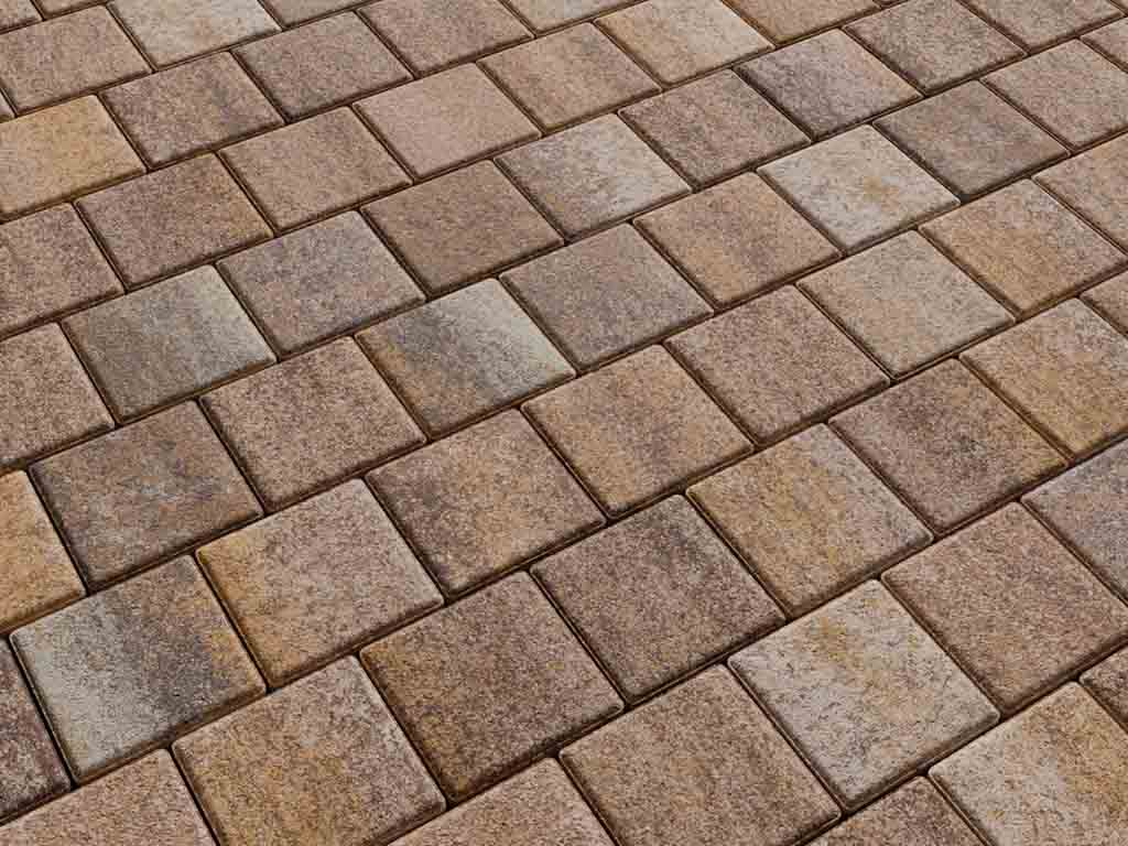 Плитка тротуарная Квадрат Б.3.К.8 искусственный камень доломит, 100*100*80 мм